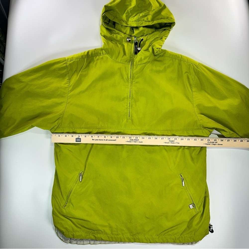 Nils Anorak Pullover Utility Nylon Hooded Jacket Green Size 14 - Picture 14 of 15